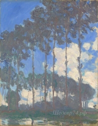 londongallery/claude-oscar monet - poplars on the epte